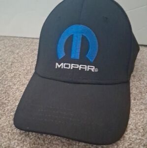 Mopar Car Parts Adjustable Hat Cap Polyester Auto Racing Men Women Black Blue